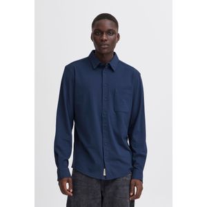 Overhemd - Effen - Katoen - Regular Fit - Lange Mouw