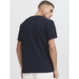 Solid Paul Casual T-shirt Heren Donkerblauw L