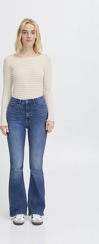 Ichi - Cella - Longsleeve - Bruin - Dames