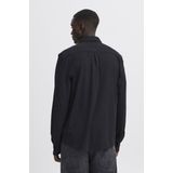 Shirt - Effen - Katoen - Lange Mouw - Kentkraag - Regular Fit