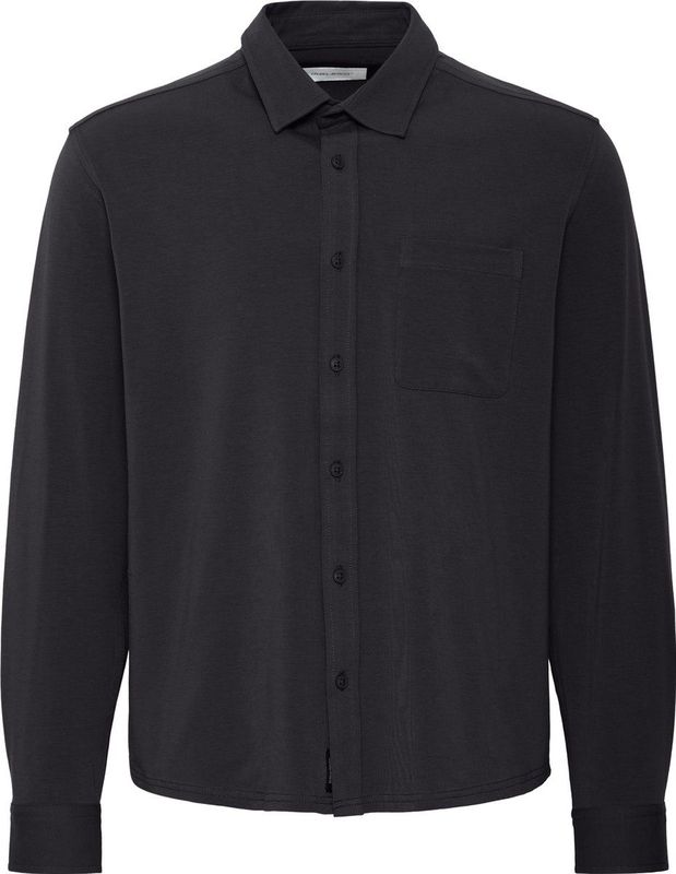 Shirt - Effen - Katoen - Lange Mouw - Kentkraag - Regular Fit
