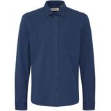 Overhemd - Effen - Katoen - Regular Fit - Lange Mouw