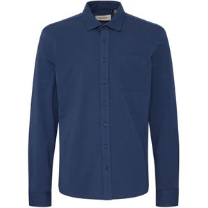 Overhemd - Effen - Katoen - Regular Fit - Lange Mouw