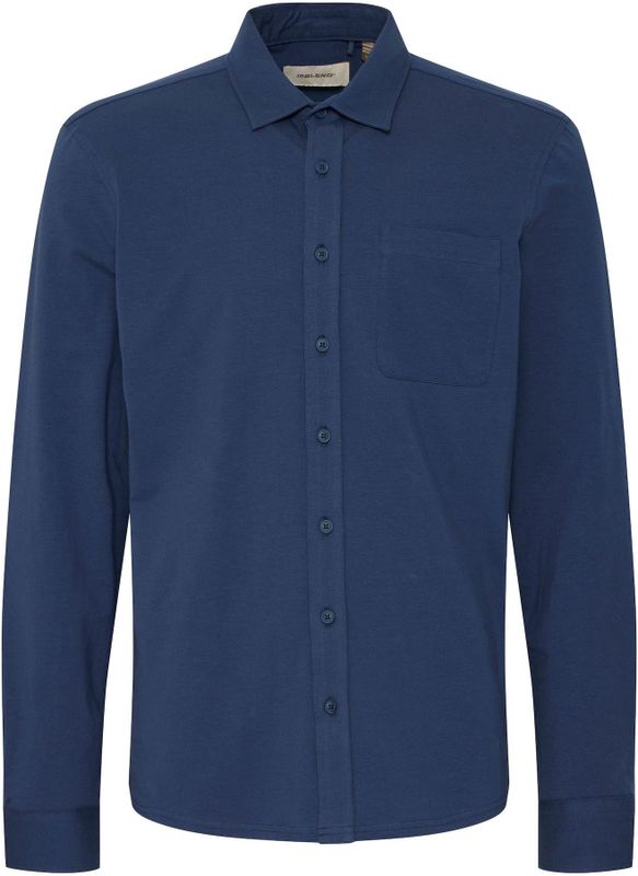 Overhemd - Effen - Katoen - Regular Fit - Lange Mouw