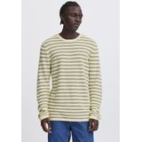 BLEND - BHAjlan - Gebreide Trui - Beige / Olijfgroen