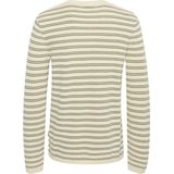 BLEND - BHAjlan - Gebreide Trui - Beige / Olijfgroen