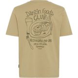 BLEND - BHJAMEY - Shirt - Bruin - Katoen - Ronde Hals - Kwartmouw