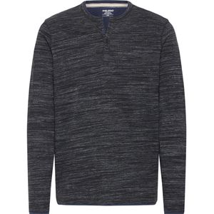 BLEND Shirt 'Jeff'  antraciet / zwart