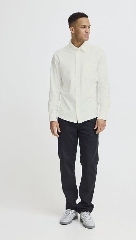 BLEND - BHALO - Overhemd - Natuurwit - Lange Mouw