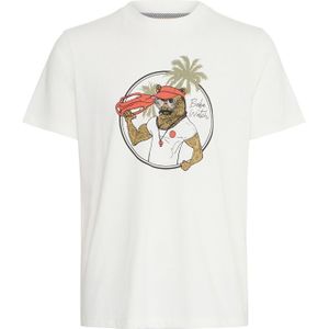 BLEND Shirt 'BHJerron'  marine / aqua / groen / wit