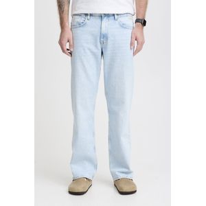 Jeans - Denim Light Blue - Relaxed Fit - Ritssluiting - Wijd