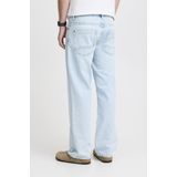 Jeans - Denim Light Blue - Relaxed Fit - Ritssluiting - Wijd