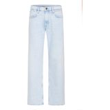 Jeans - Denim Light Blue - Relaxed Fit - Ritssluiting - Wijd