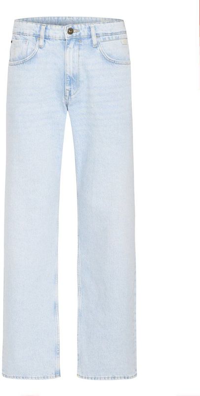 Jeans - Denim Light Blue - Relaxed Fit - Ritssluiting - Wijd