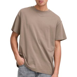 !Solid - SDDanton - Shirt - Bruin - Ronde Hals - Kwartmouw