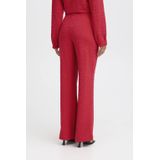 ICHI - Straight Casual Broek - Rood