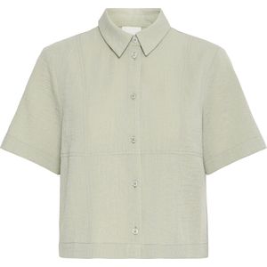 Ichi - Blouse - Groen - Polyester