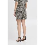 Ichi, Dames, Korte broeken, Veelkleurig, Maat: S Linnen,