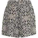 Ichi, Dames, Korte broeken, Veelkleurig, Maat: S Linnen,