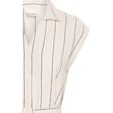 ICHI - Zomerjurk - Ecru - Korte Jurk - Linnen