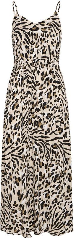 ICHI - Jurk - Print - Smalle Schouderbandjes - Open Rug