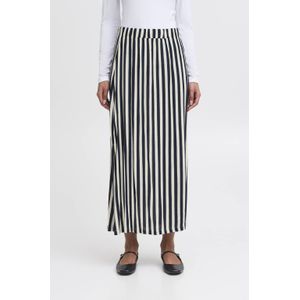 Ichi - Gestreepte Rok Total Eclipse - Blauw - Dames