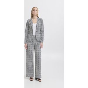 ICHI getailleerde blazer donkerblauw