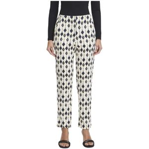 Ichi - Veelkleurige Broek - Hoge Taille - Dames