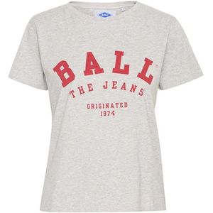 Ball, Dames, Tops, Grijs, Maat: L Katoen,