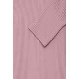 T-shirt - Effen - Jersey - Overcut Schouder - Lange Mouw - Losse Pasvorm