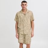 SDPaiman - Overhemd - Groen - Linnen - Regular Fit - Kwartmouw