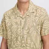 SDPaiman - Overhemd - Groen - Linnen - Regular Fit - Kwartmouw