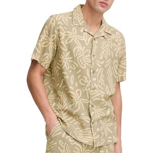 SDPaiman - Overhemd - Groen - Linnen - Regular Fit - Kwartmouw