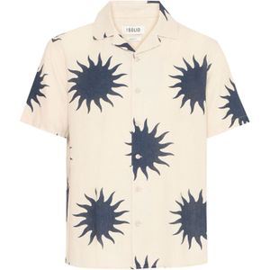 Solid Pargav Overhemd Heren Beige XL