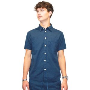 Solid - Palle Overhemd - Blauw - Polyester