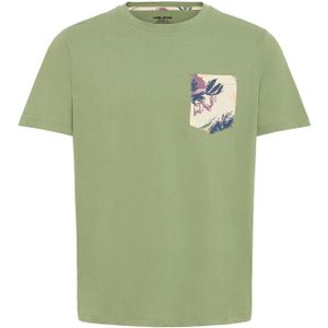 BLEND Shirt 'BHJem'  ecru / navy / appel / lila