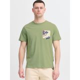 BLEND Shirt 'BHJem'  ecru / navy / appel / lila