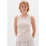 Dagna Tanktop - Stone - 92% Katoen, 8% Elastaan