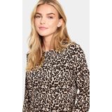 Saint Tropez - Midi-Jurk - Bruin - Lange Mouwen