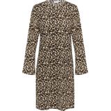 Saint Tropez - Midi-Jurk - Bruin - Lange Mouwen