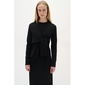 Tricot Jurk - Effen - Knitwear - Lange Mouw - Getailleerd