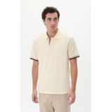 Matinique - Polo Stripe - T-shirt - Gebroken Wit - Katoen