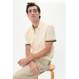 Matinique - Polo Stripe - T-shirt - Gebroken Wit - Katoen