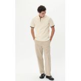 Matinique - Polo Stripe - T-shirt - Gebroken Wit - Katoen