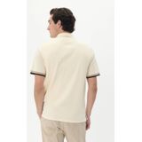 Matinique - Polo Stripe - T-shirt - Gebroken Wit - Katoen