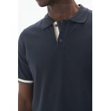 Matinique - Mascout Streep - Polo - Donkerblauw - Katoen