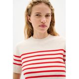 About You - Trui Wallis - Gestreept - Kwartmouw - Normale Pasvorm