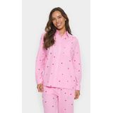 Saint Tropez - Jalinesz Shirt Blouse - Blouse - Bonbon Flame Hearts - 100% Katoen