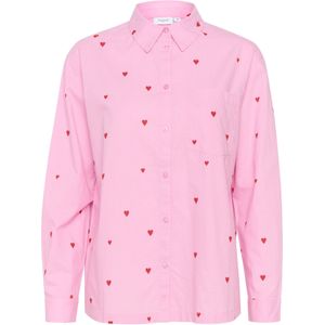 Saint Tropez - Jalinesz Shirt Blouse - Blouse - Bonbon Flame Hearts - 100% Katoen