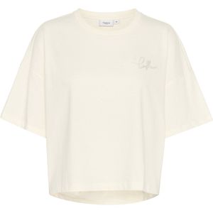 SAINT TROPEZ - Jalinu - Shirt - Offwhite - Halve Mouw - Ronde Hals